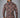 Model showcasing the intricate back detail of oxcloth's Outback Brown Floral muscle fit shirt for men